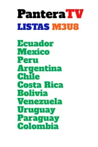 Pantera TV M3u8 Playlist На Андроид App Скачать - 9Apps