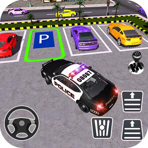 Police Car Parking City Highway: Car Parking Games