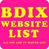 BDIX All Website List(বিডি আই এক্স সারর্ভার লিষ্ট) on 9Apps