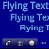 Flying Text Live Wallpaper