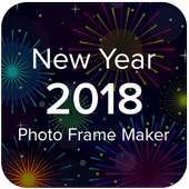 New Year 2018 Photo Frame Maker on 9Apps