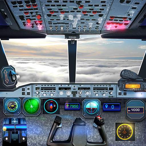 Airplane Pilot Cabin – Flight 