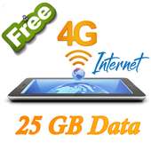 3g 4g بيانات مجانية 25 غيغابايت لجميع الشبكات مزحة