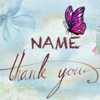 Thank You Cards Name Art Maker on 9Apps