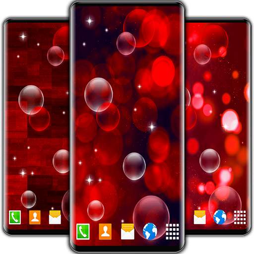 Red Bubble HD Live Wallpaper