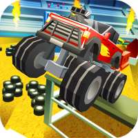 Blocky Canavar Kamyon: Stunts Arena