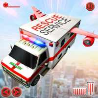 Flying Ambulance Rescue Game