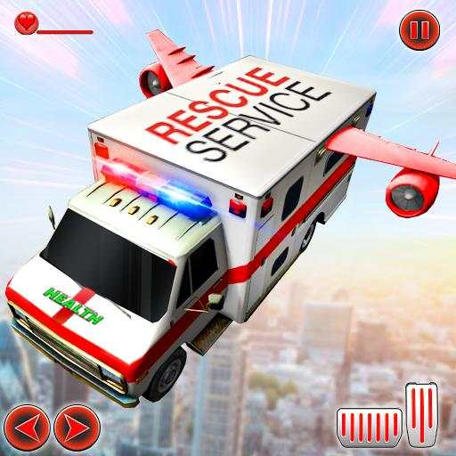 Flying Ambulance Rescue Emergency Game
