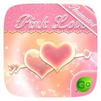 Pink Love GO Keyboard Animated Theme