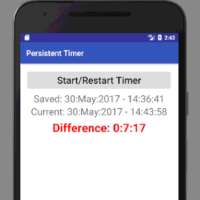 Persistent Timer on 9Apps