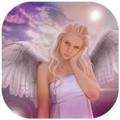 かわいい天使の翼のフォトエディタ on 9Apps