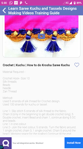 Beautiful Krosha Saree Kuchu Designs I Crochet Images I Ladies Club | Saree  kuchu designs, Saree tassels designs, Crochet designs
