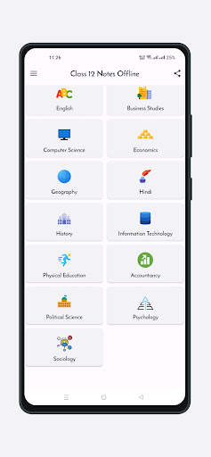 Class 12 Notes Offline скриншот 2