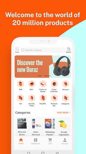 Daraz Online Shopping App स्क्रीनशॉट 2