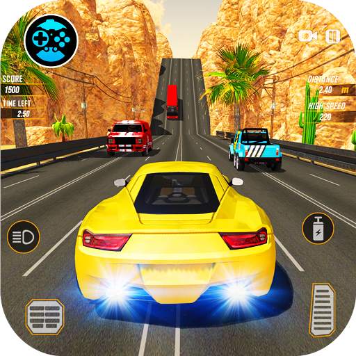 Racing in Highway Car 3D Games