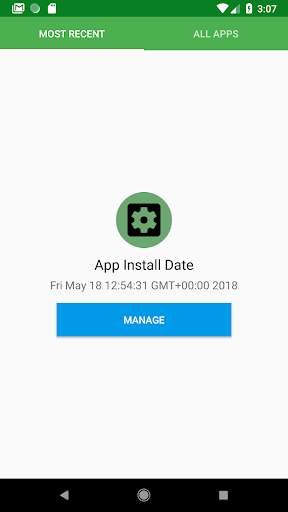 App Install Date 1 تصوير الشاشة