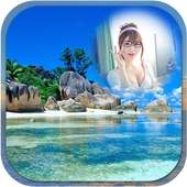 UNDER SEA PHOTO FRAME EDITOR-Wallpaper editor suit