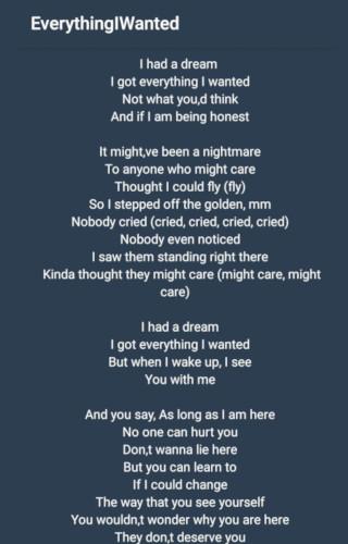 Билли айлиш lunch текст. Everything i wanted текст. Текст Билли Айлиш i everything wanted. Текст песни Happier than ever Billie Eilish. Текст песни everything i wanted Billie Eilish.