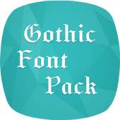 Free font pack - Gothic Font