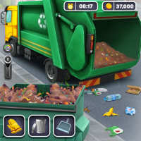 juego de camiones de limpieza