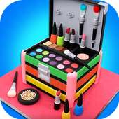 Kosmetik Box Lezat Kue Maker: Makeup Kit Decor