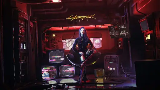 Cyberpunk 2077 Theme Live Wallpaper City SFX ASMR HD 