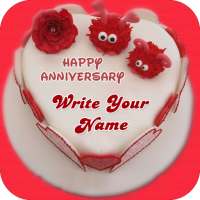 Name On Anniversary Cake on 9Apps
