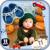 Baby Milestones Photo Frame on 9Apps