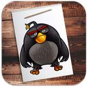 Learn How to Draw Angry Birds