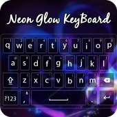 Neon Blue Keyboard on 9Apps