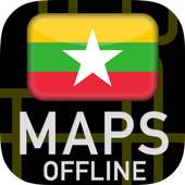 🌏 Mapas GPS de Myanmar: Fuera de línea