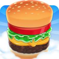 Sky Burger 🍔 Endless Hamburger Stacking Food Game