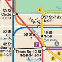 Map of NYC Subway: offline MTA on 9Apps