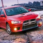 Car Jigsaw Puzzles Mitsubishi Lancer Game