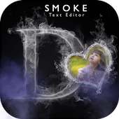Smoke Text Photo Editor New on 9Apps