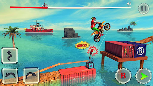 Bike Stunt 3d Motorcycle Games screenshot 6