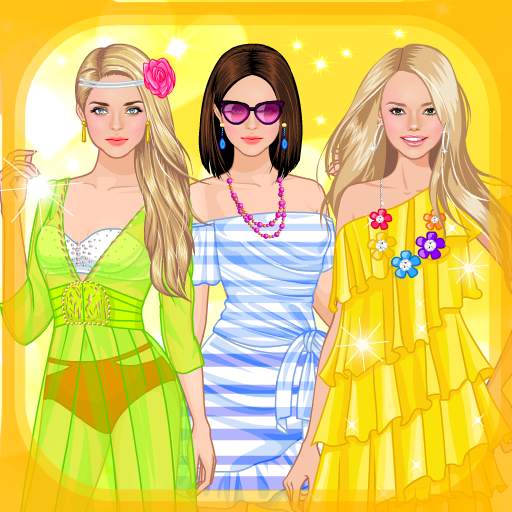 Sunny dress up game for girls