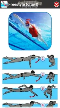 Smooth swimming step by step 