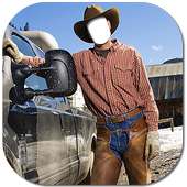 Cowboy photo frames 2018 on 9Apps