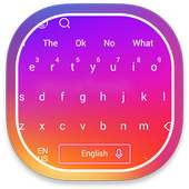 Rainbow Keyboard Theme for Instagram