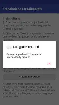 Minecraft Google Translate Resource Packs