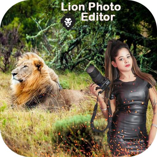 Lion Photo Editor - cut paste Photo