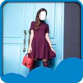 Girl Short Dress Photo Montage on 9Apps