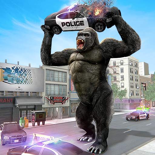 Angry Monster Gorilla - Godzilla King Kong Games