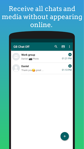 GB Chat Offline for WhatsApp - no last seen स्क्रीनशॉट 1