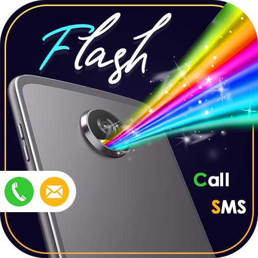 Flash Light on Call SMS Free