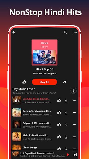 Gaana Hindi Song Music App скриншот 13