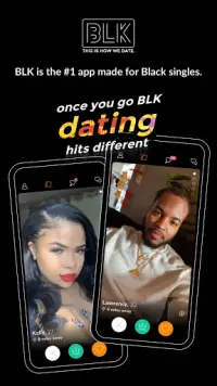 When did the BLK dating app come out?