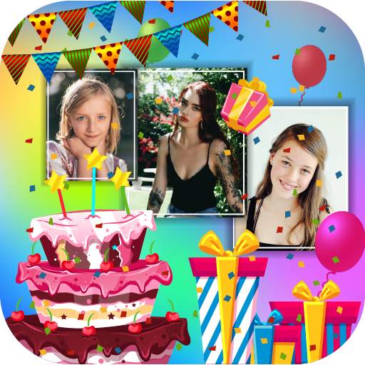 Birthday photo collage (frame)