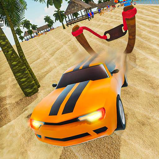 Car Stunts Slingshot Games